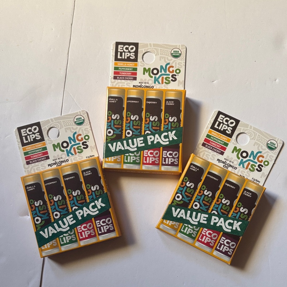 Eco Lips | Eco Lips | Bundle Mongo Kiss Eco-Friendly Made with Mongongo Oil 3